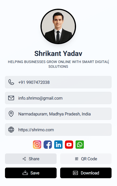 Business Card Template 1